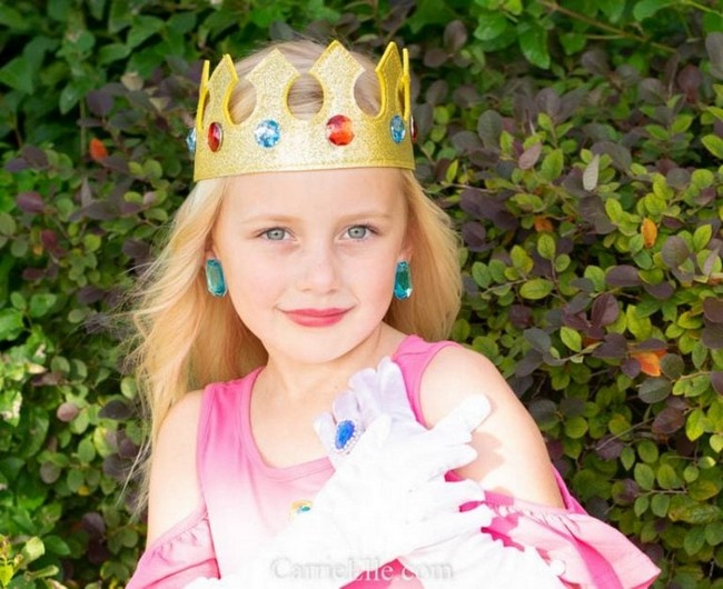 DIY Princess Peach Costume For Kids