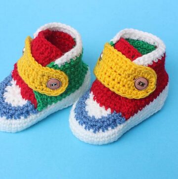 Free Crochet Baby Sneakers Patterns