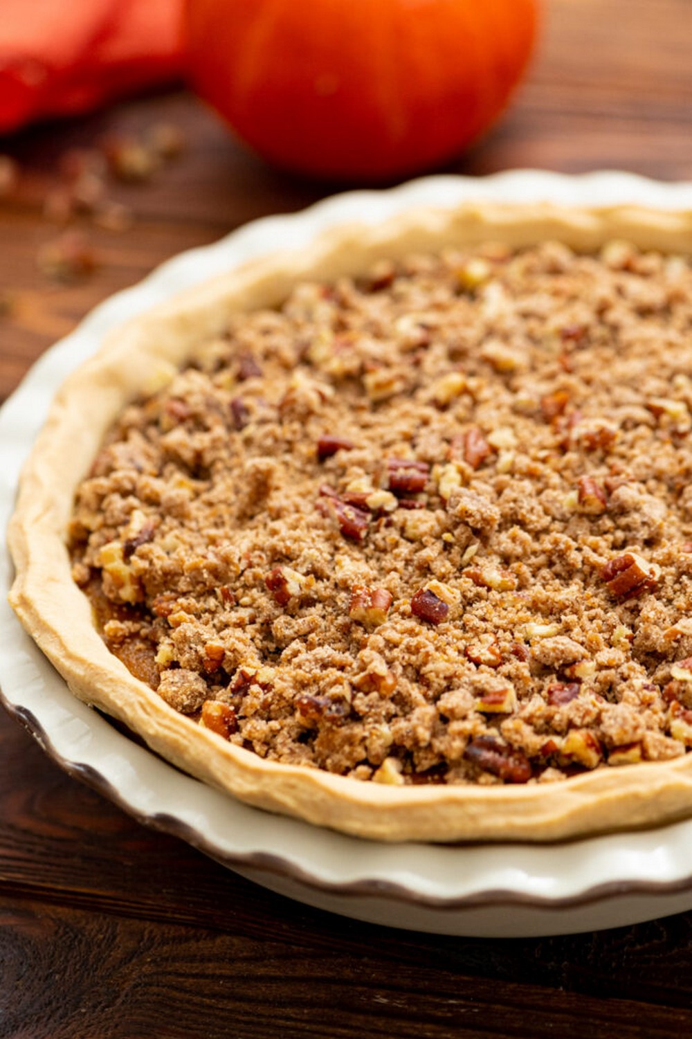 Apple Butter Pumpkin Pie