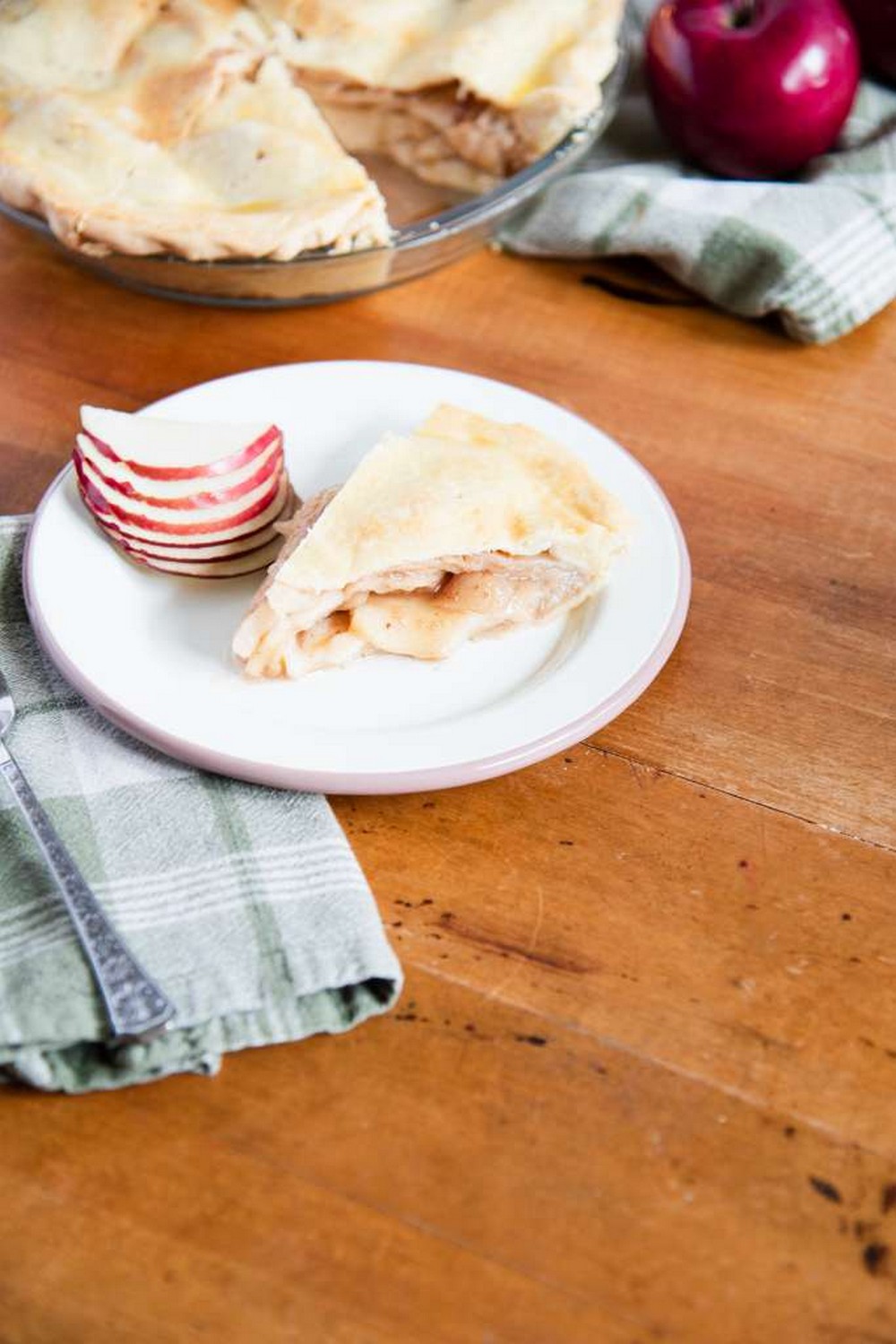 Homemade Apple Pie With Mcintosh Apples